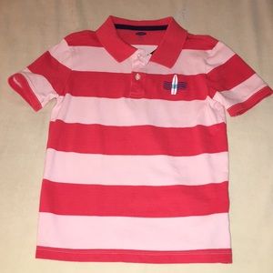 Old Navy Bright Colors Stripe Polo Shirt